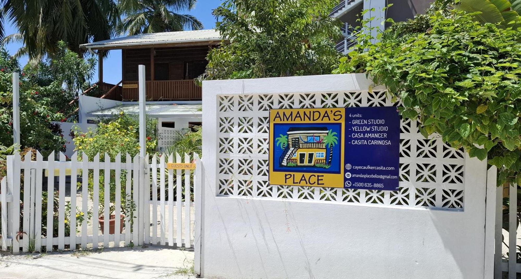 Amanda'S Place Casa Amancer - Sea View, Pool And Tropical Garden Caye Caulker Eksteriør bilde