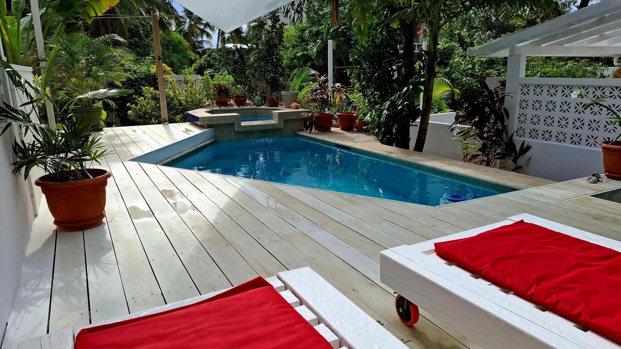 Amanda'S Place Casa Amancer - Sea View, Pool And Tropical Garden Caye Caulker Eksteriør bilde