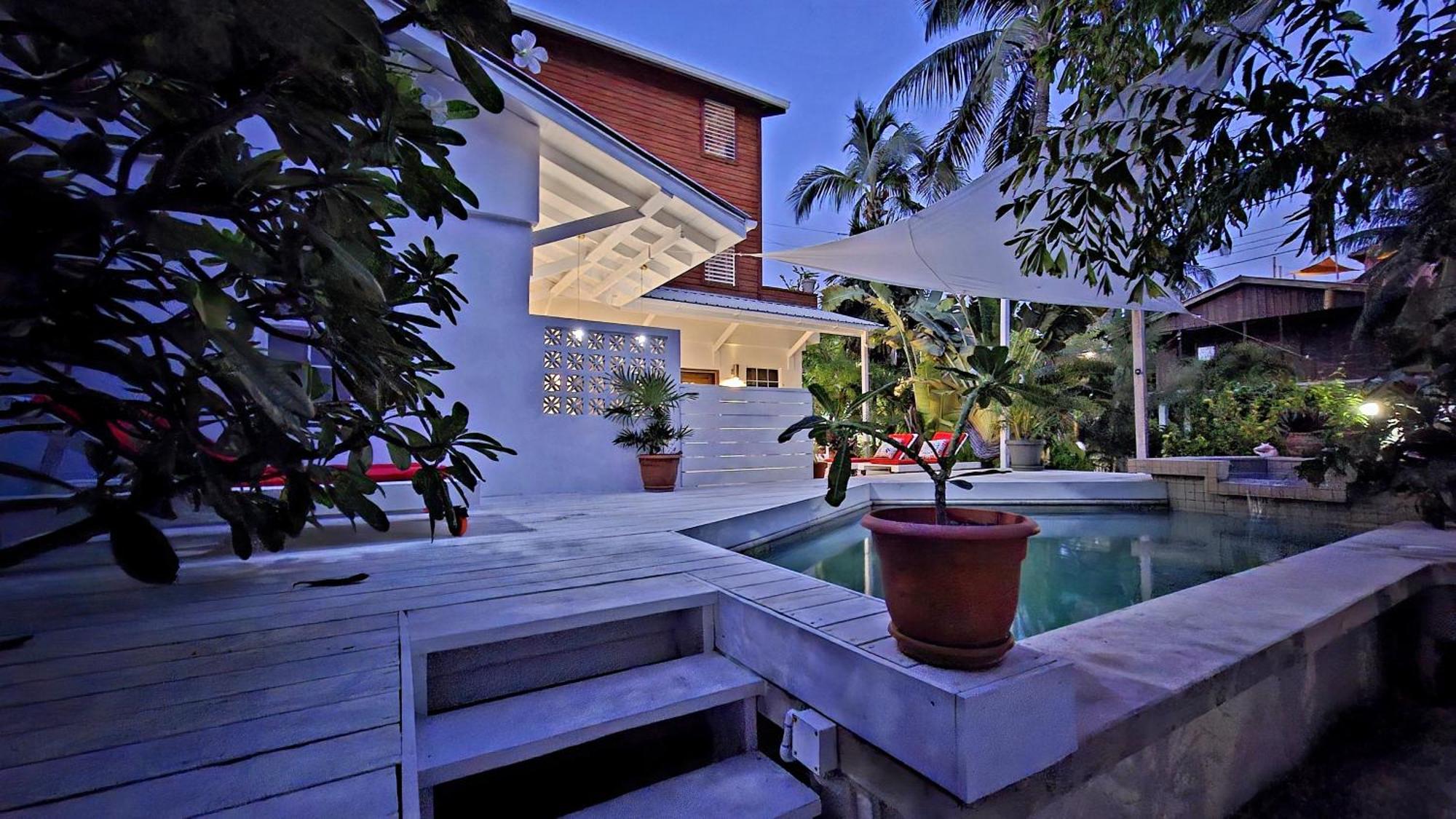 Amanda'S Place Casa Amancer - Sea View, Pool And Tropical Garden Caye Caulker Eksteriør bilde